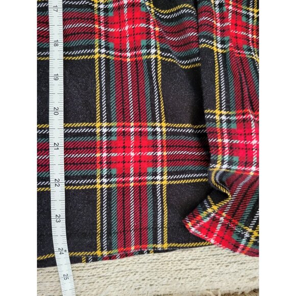 J. Crew Factory Red Plaid Tartan Turtleneck size Large Holiday Christmas Party - Picture 10 of 10